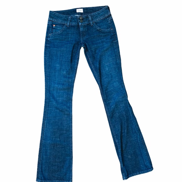 Hudson Bootcut Denim Flare Jeans 26 Dark Wash 2153 - Picture 2 of 9